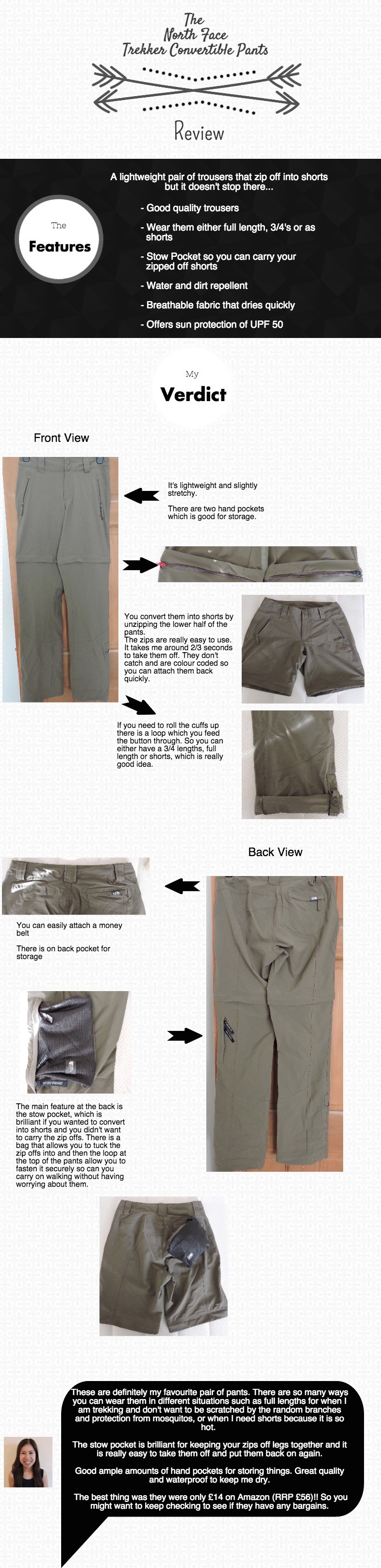 The  North Face Trekker Convertible Pants Review